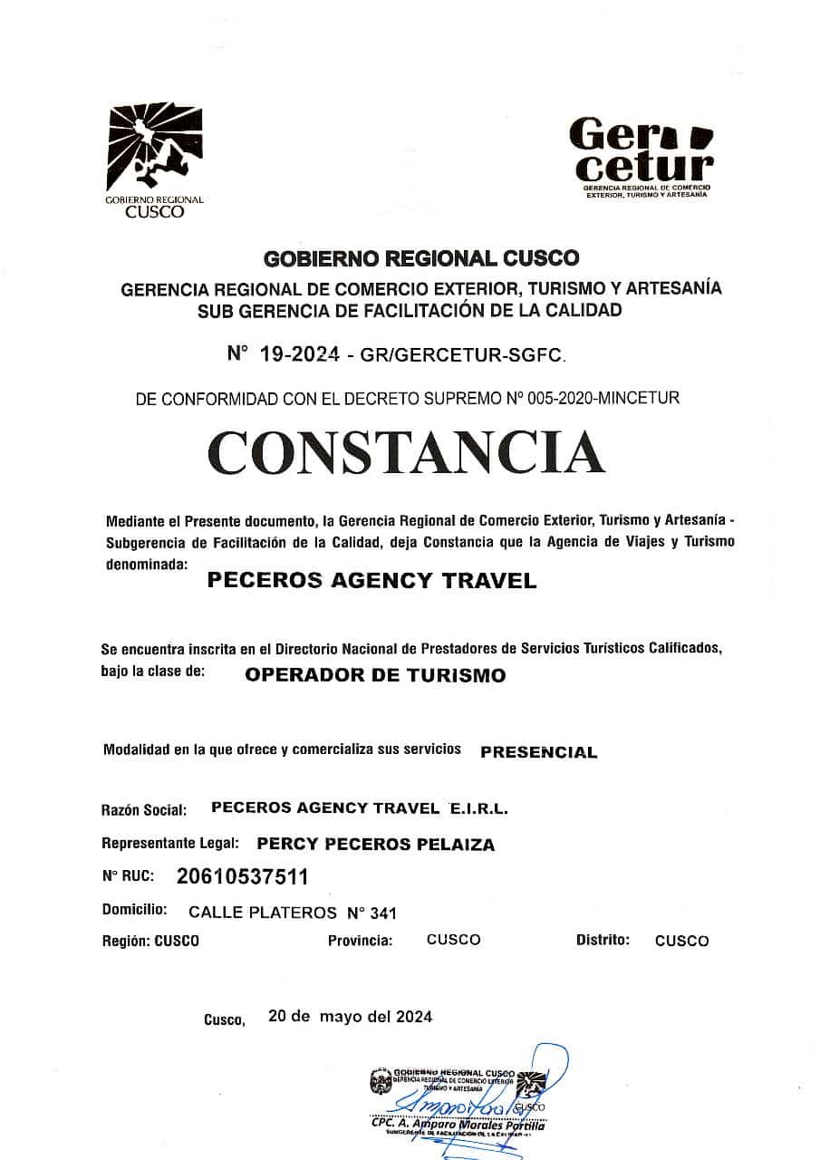 Constancia oficial